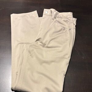 Izod Khaki Chinos wrinkle free formal or casual uniform or occasional